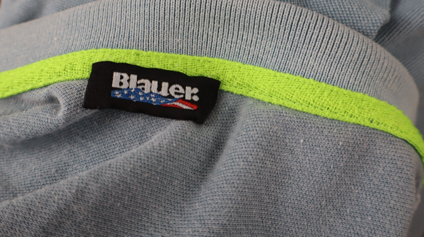 BLAUER USA POLO MAGLIA UOMO COTONE TG M MAN COTTON T-SHIRT CASUAL VINTAGE