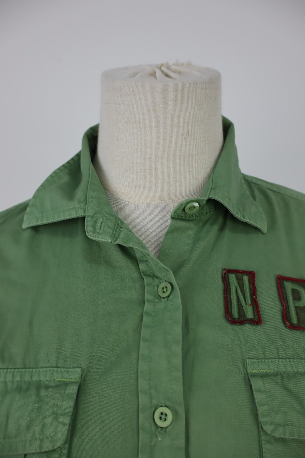 NAPAPIJRI CAMICIA  DONNA TG. S WOMAN SHIRT CASUAL VINTAGE COTONE COTTON
