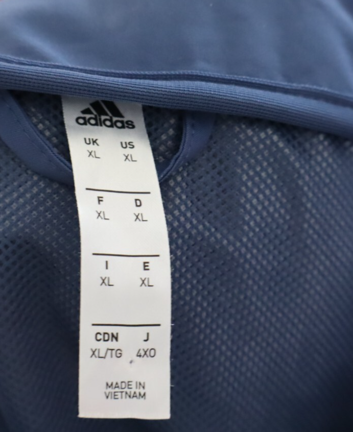 ADIDAS GIACCA UEFA SPORTIVA UOMO Tg. XL MAN CASUAL SPORT JACKET VINTAGE