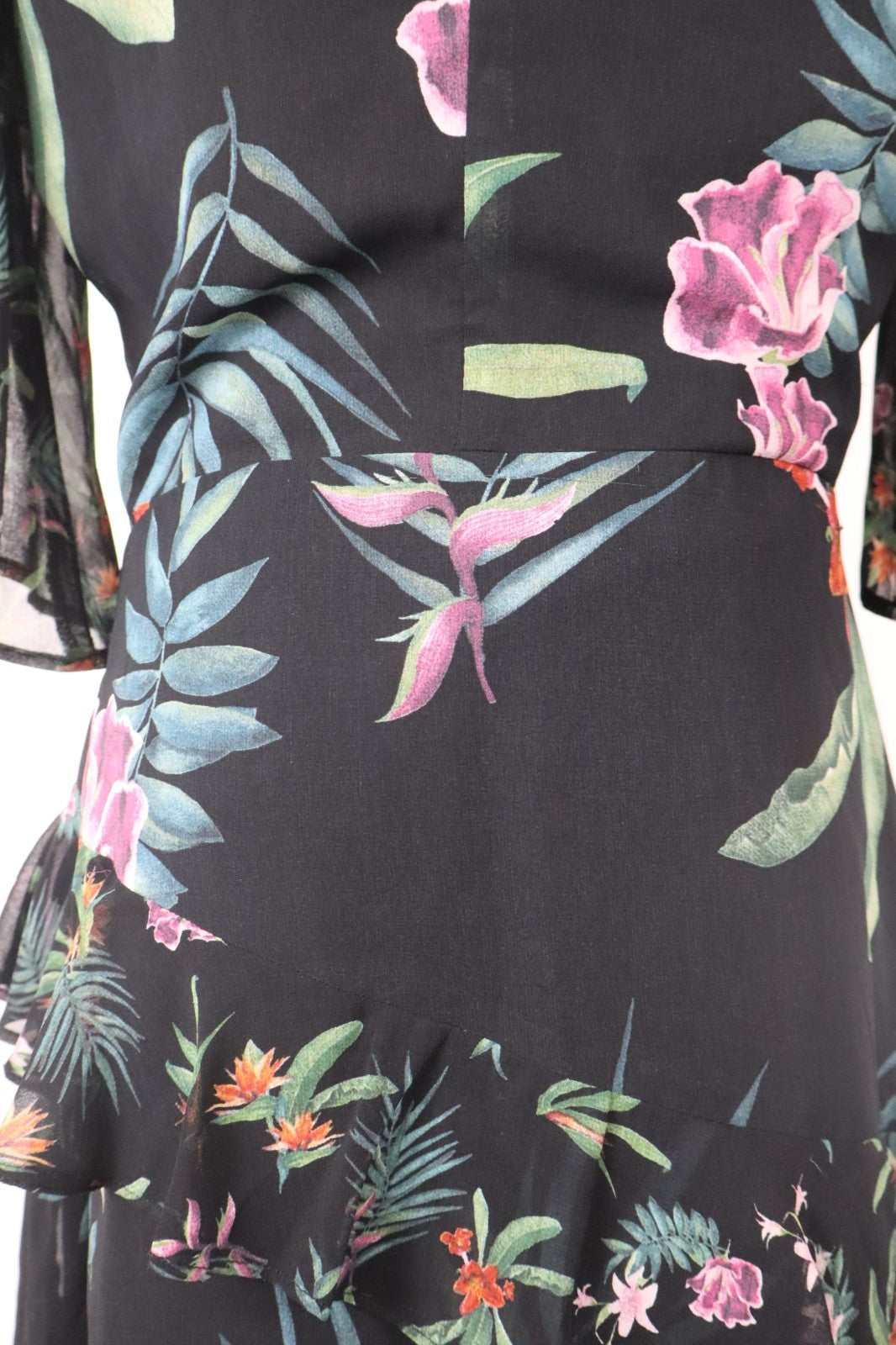 DESIGUAL VESTITO DONNA TG. 40 WOMAN CASUAL VINTAGE DRESS ABITO FLORAL