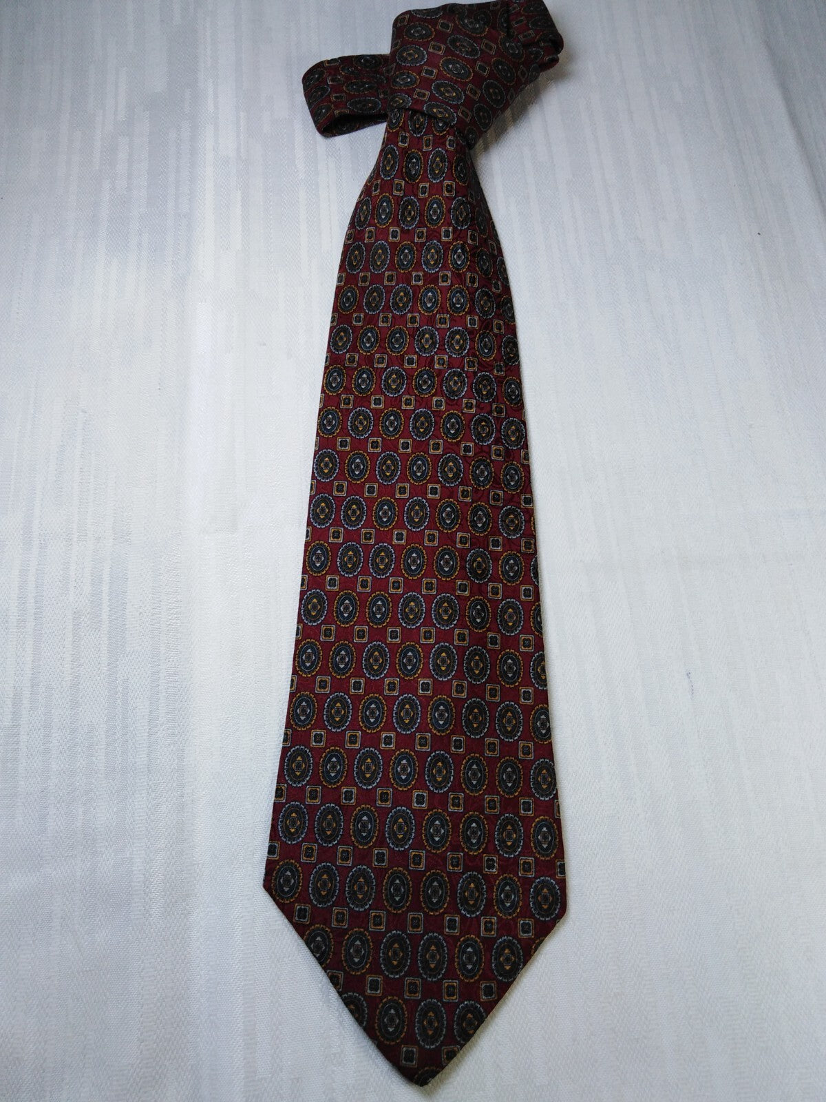 UMBERTO FORNARI  100% SILK TIE SETA CRAVATTA NECKTIE MADE IN ITALY CLASSIC