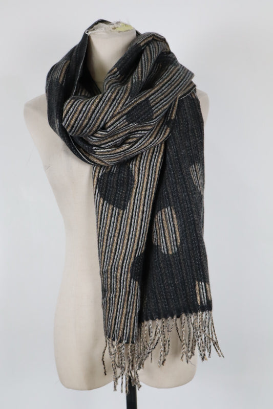 COVERI COLLECTION SCIARPA UOMO DONNA UNISEX WOMAN MAN VINTAGE CASUAL SCARF TAG