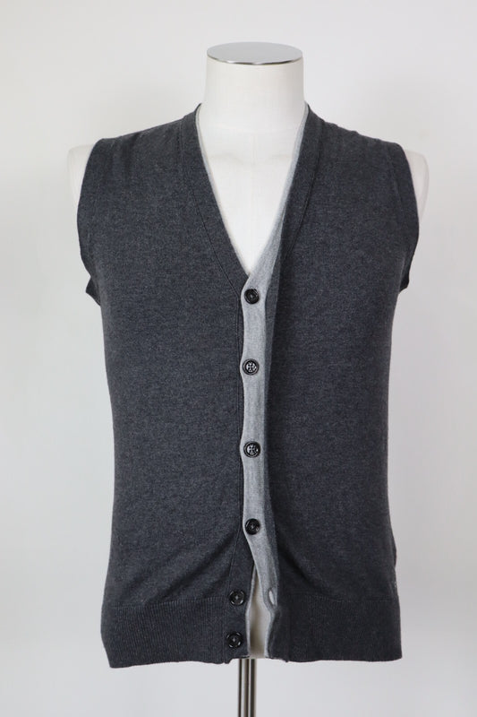 GAS MAGLIONE CARDIGAN COTONE VINTAGE UOMO Tg. S MAN CASHMERE SWEATER CASUAL