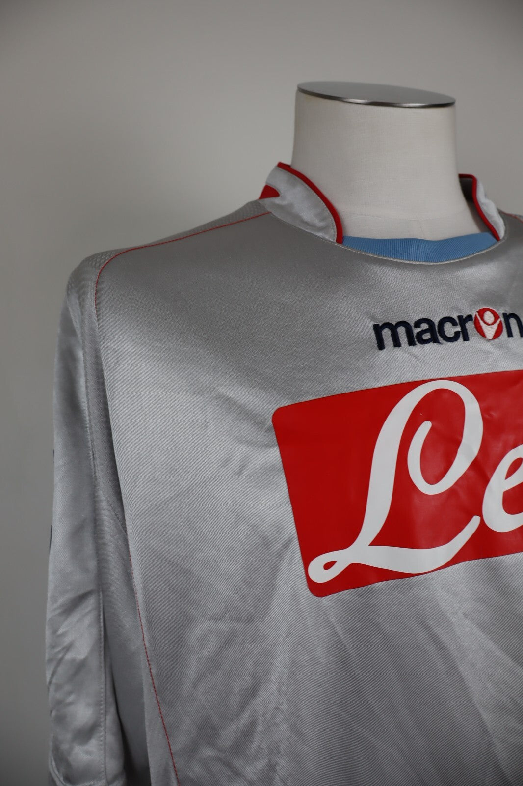 MACRON NAPOLI MAGLIA CALCIO UOMO Tg XXL SOCCER TRIKOT MAN JERSEY T-SHIRT SPORT