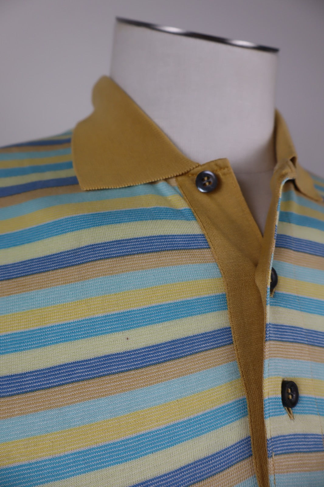 FEDELI MAGLIA POLO UOMO COTONE TG. M MAN COTTON T-SHIRT CASUAL VINTAGE A RIGHE