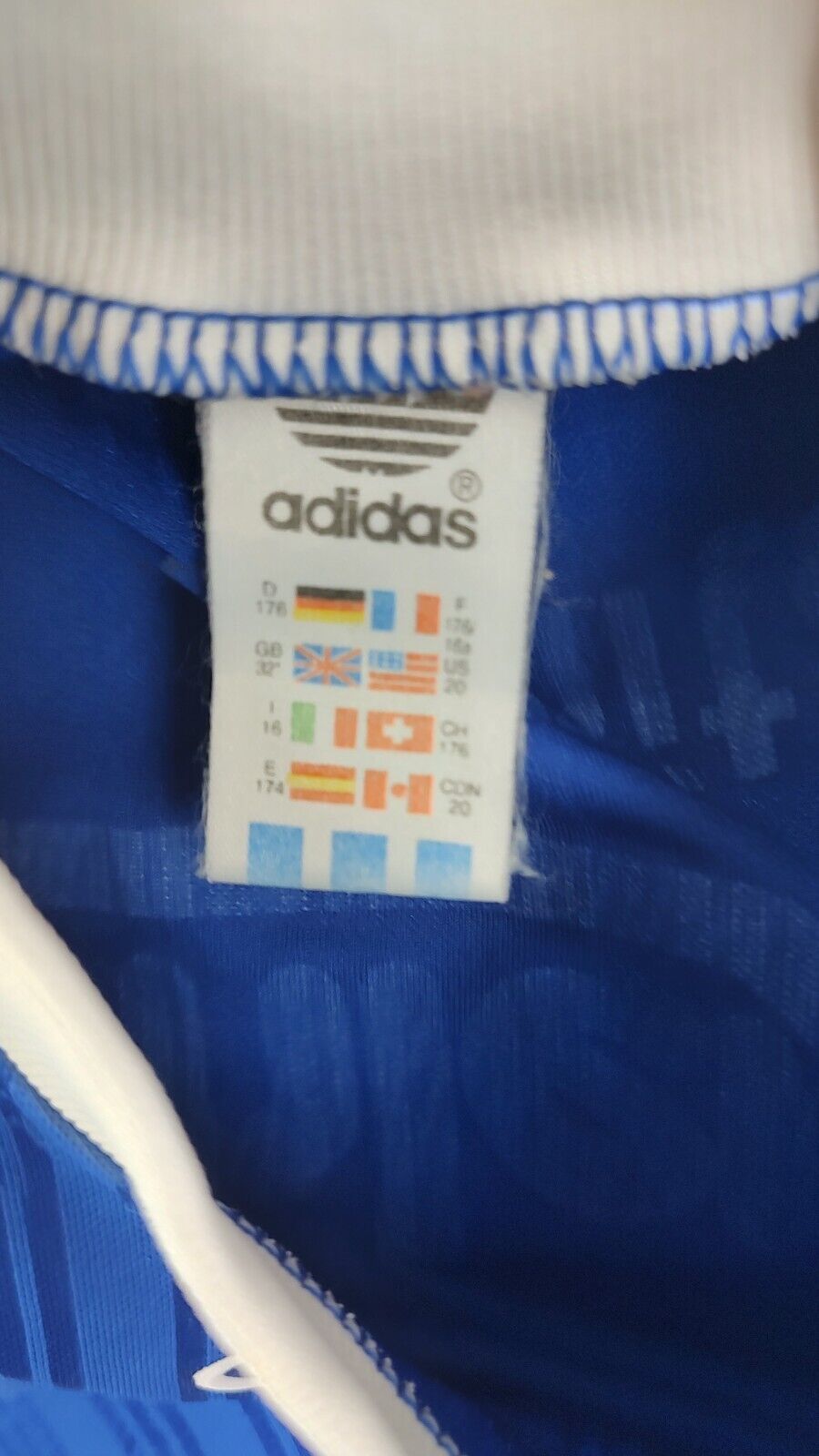 ADIDAS KOHLER N. 3 MAGLIA CALCIO UOMO Tg 16 SOCCER MAN JERSEY MADE IN UK