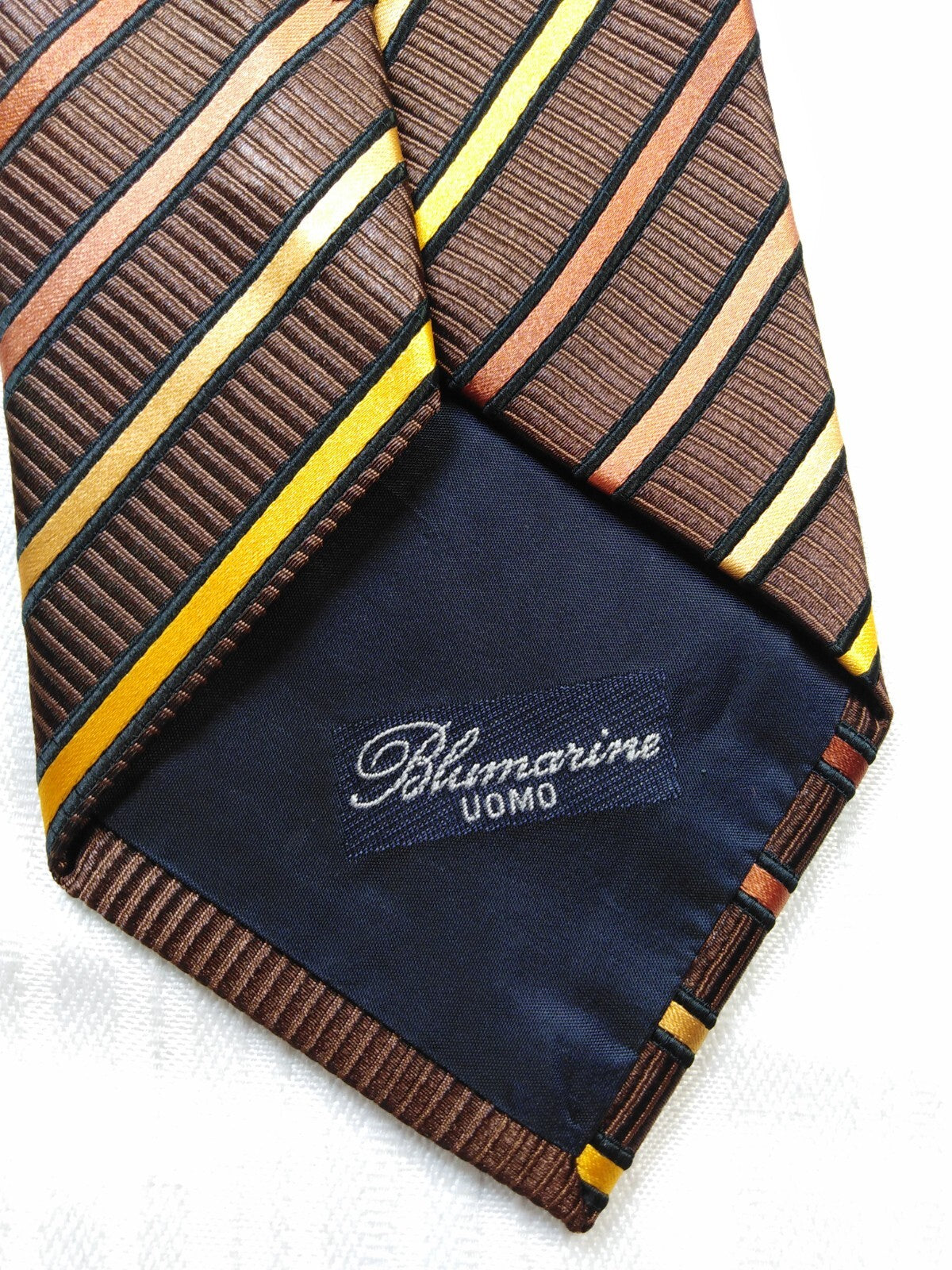 BLUMARINE 100% SILK TIE SETA CRAVATTA NECKTIE MADE IN ITALY CLASSIC