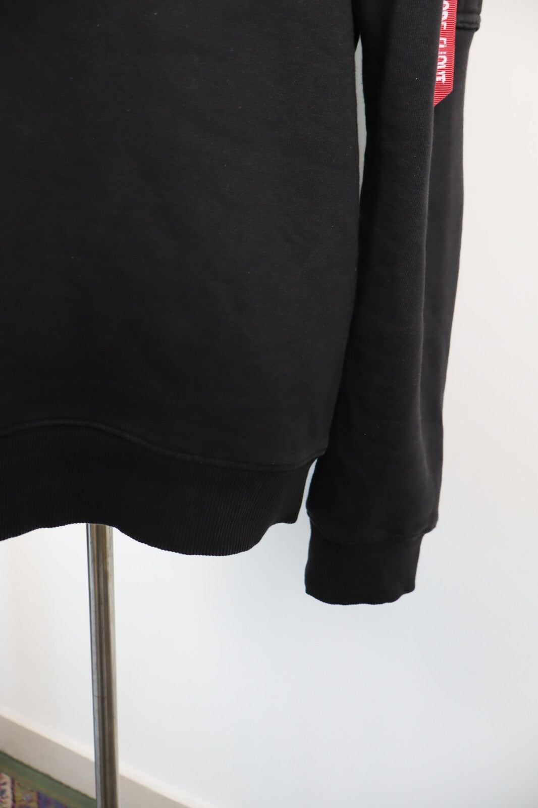 ALPHA INDUSTRIES FELPA UOMO TG 3XL MAN CASUAL VINTAGE SWEATSHIRT CASUAL COTONE
