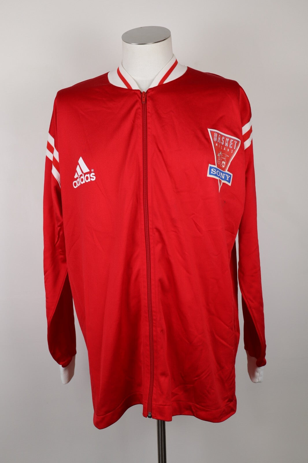 ADIDAS MILANO GIACCA SPORT BASKET UOMO Tg XL VINTAGE MAN JACKET