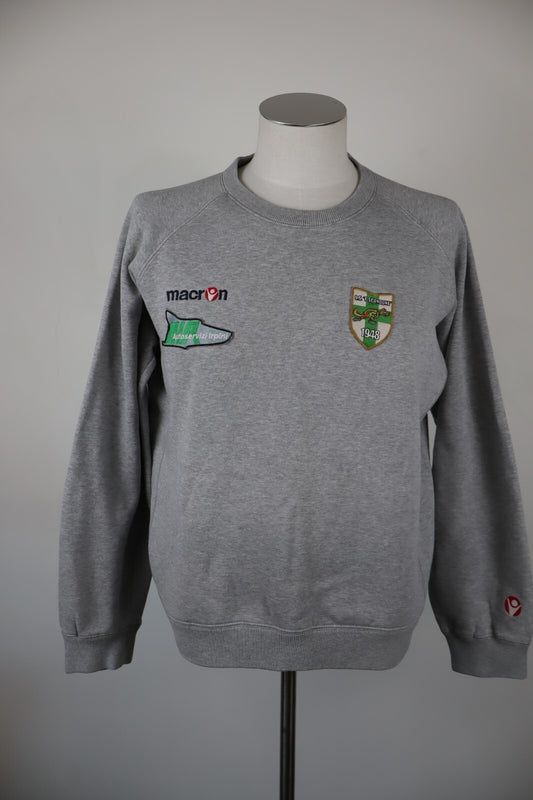MACRON SCANDONE FELPA MAGLIA BASKET UOMO XL MAN SPORT  SWEATSHIRT COTONE