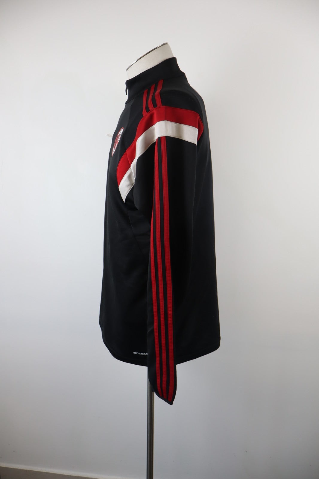 ADIDAS MILAN GIACCA FELPA CON ZIP CALCIO UOMO Tg M SOCCER MAN JACKET SPORT