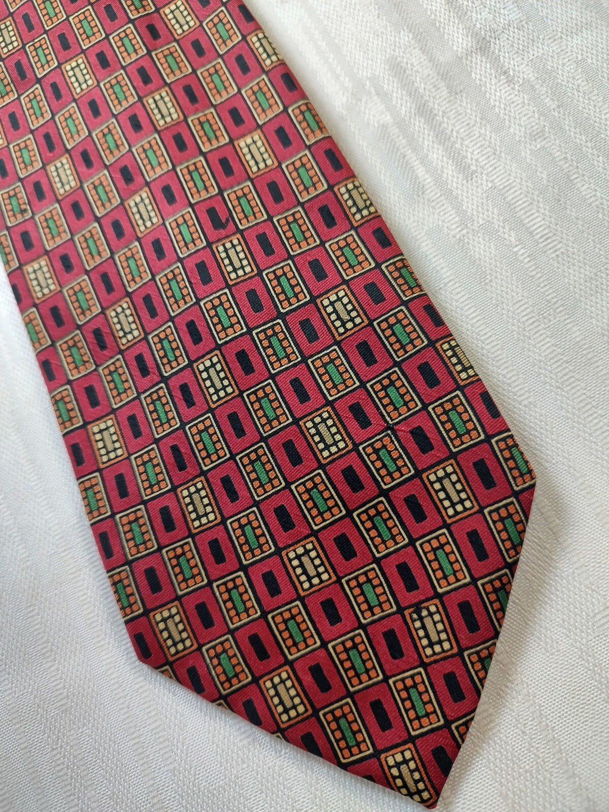 GUY LAROCHE 100% SILK TIE SETA CRAVATTA NECKTIE MADE IN ITALIA CLASSIC