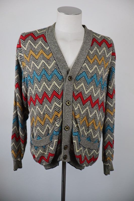 ST. GERMAIN CARDIGAN MAGLIONE COTONE UOMO XL MAN SWEATER CASUAL VINTAGE
