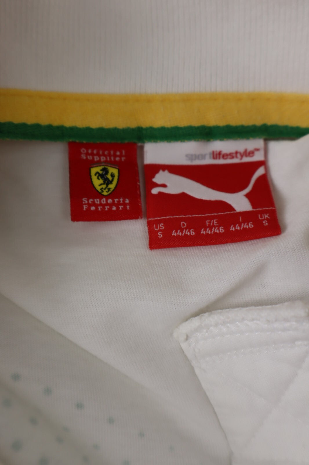 PUMA MAGLIA POLO SCUDERIA FERRARI UOMO Tg 44/46 MAN SHIRT SPORT CASUAL MASSA