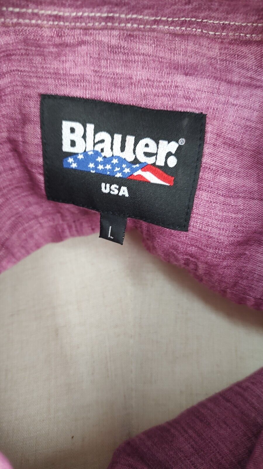 BLAUER CAMICIA DONNA TG. L WOMAN SHIRT CASUAL VINTAGE LINO
