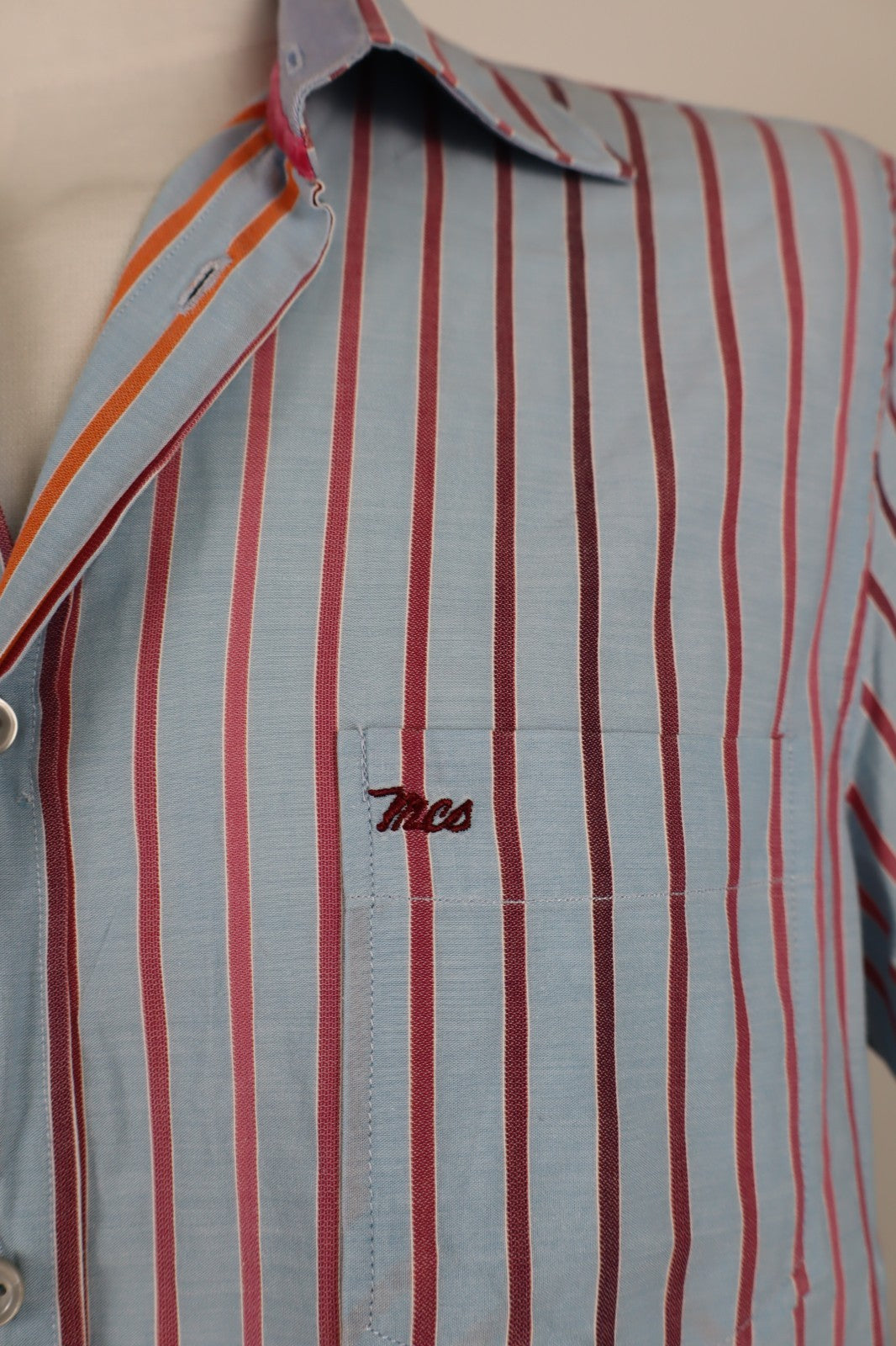 MARLBORO CLASSIC CAMICIA UOMO COTONE TG. L MAN CASUAL VINTAGE SHIRT COTTON