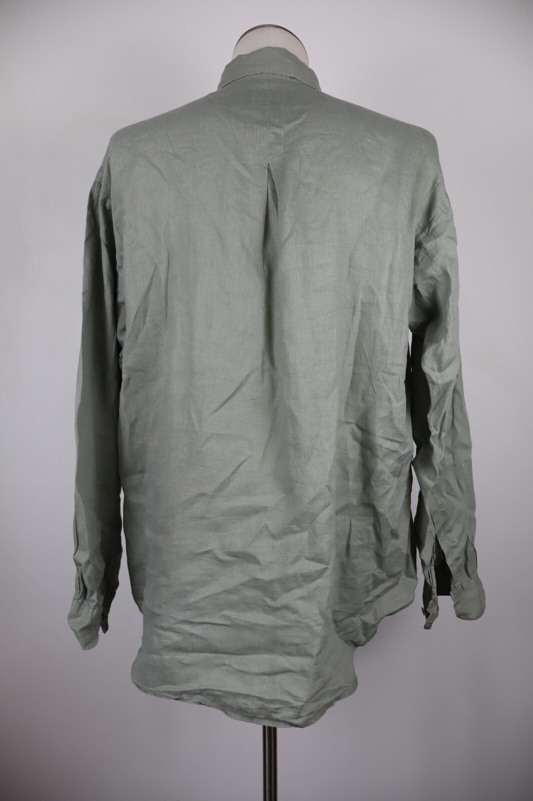 MARLBORO CLASSIC CAMICIA UOMO LINEN TG. L MAN CASUAL VINTAGE LINO SHIRT