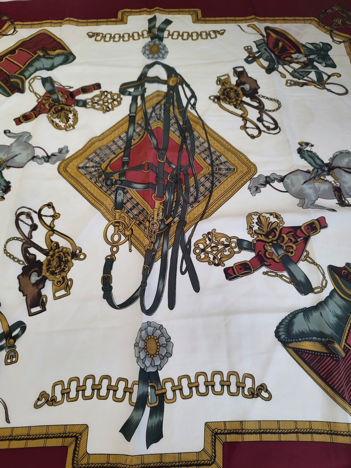 FOULARD 100% SILK SETA SCARVES SCARF SQUARE MADE ITALY