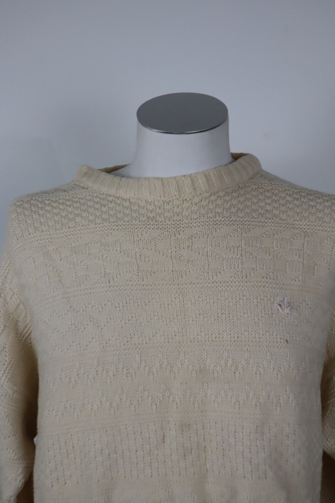 KAPPA MAGLIONE LANA VINTAGE UOMO Tg. M / L MAN SWEATER CASUAL