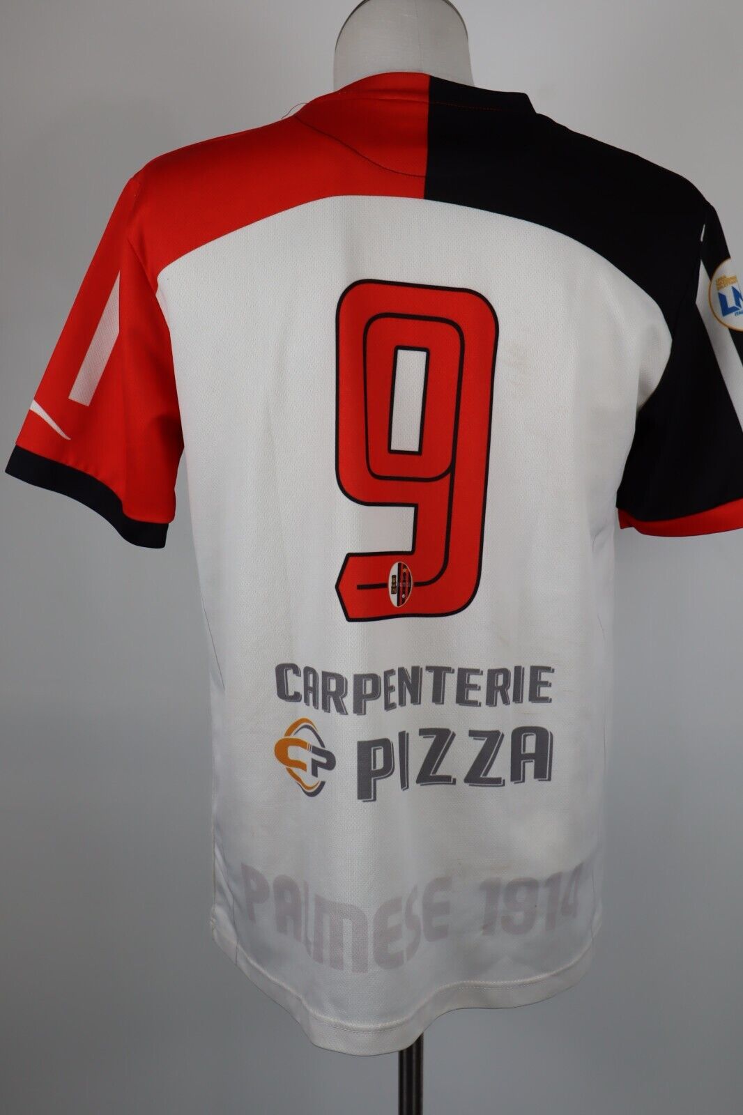 DEVIS PALMESE N 9 MAGLIA CALCIO UOMO TG L SOCCER TRIKOT MAN JERSEY SPORT