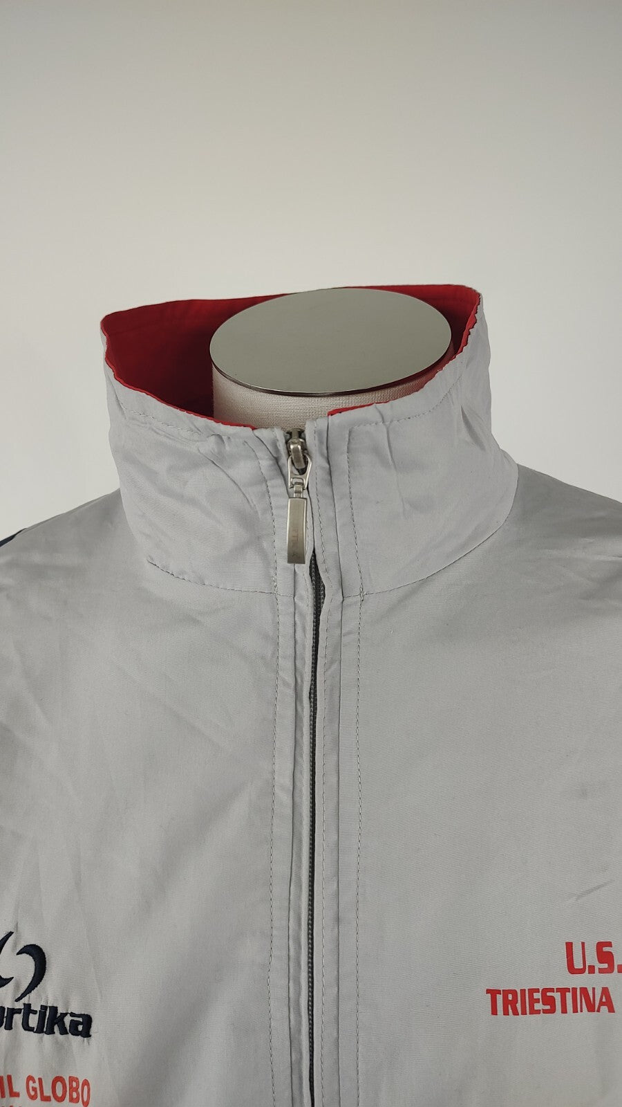 SPORTIKA U.S. TRIESTINA GIACCA SPORT CALCIO UOMO Tg XL VINTAGE MAN JACKET