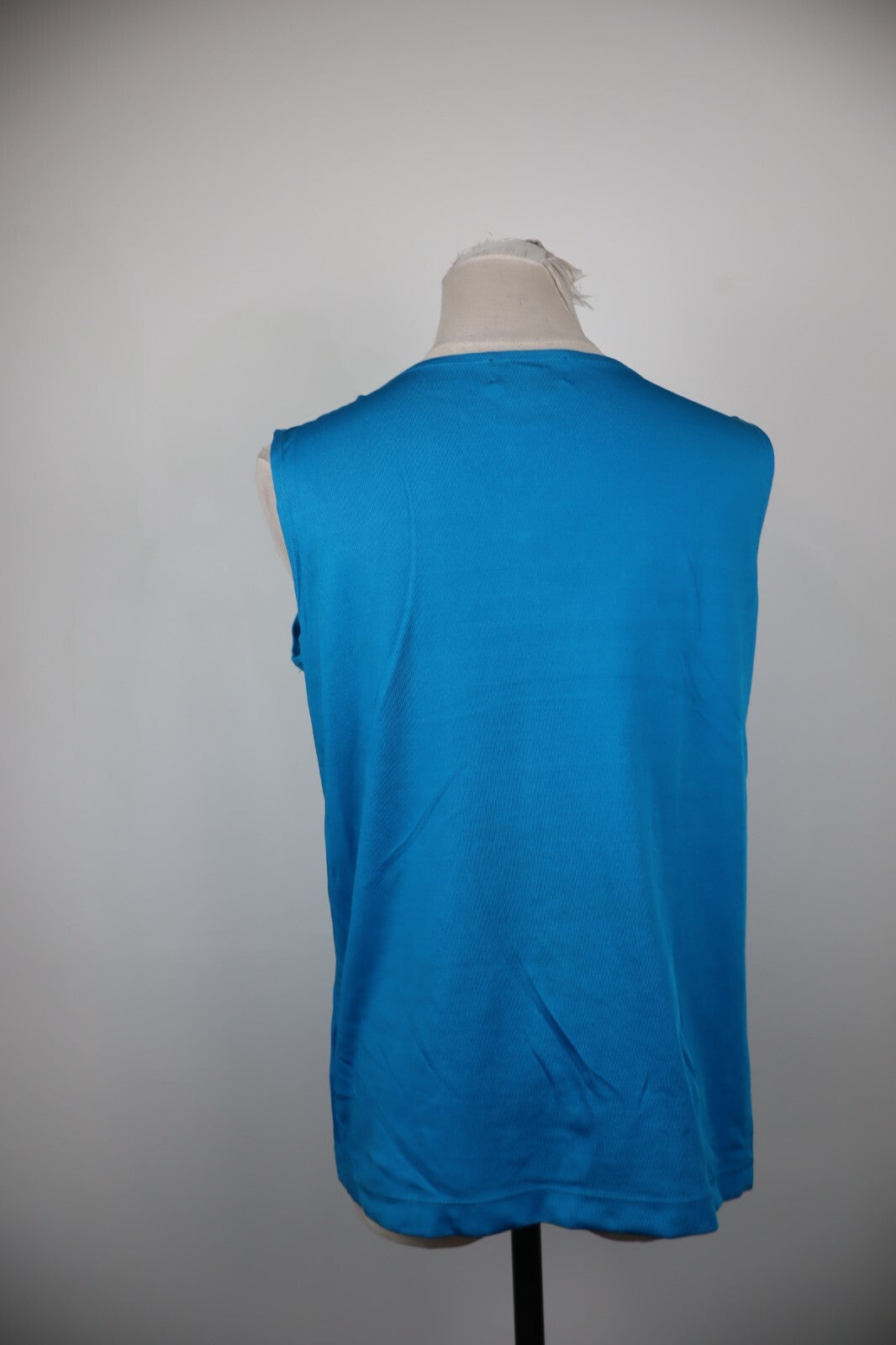 RALPH LAUREN MAGLIA TOP CANOTTA DONNA TG M WOMAN CASUAL VINTAGE T-SHIRT BLU
