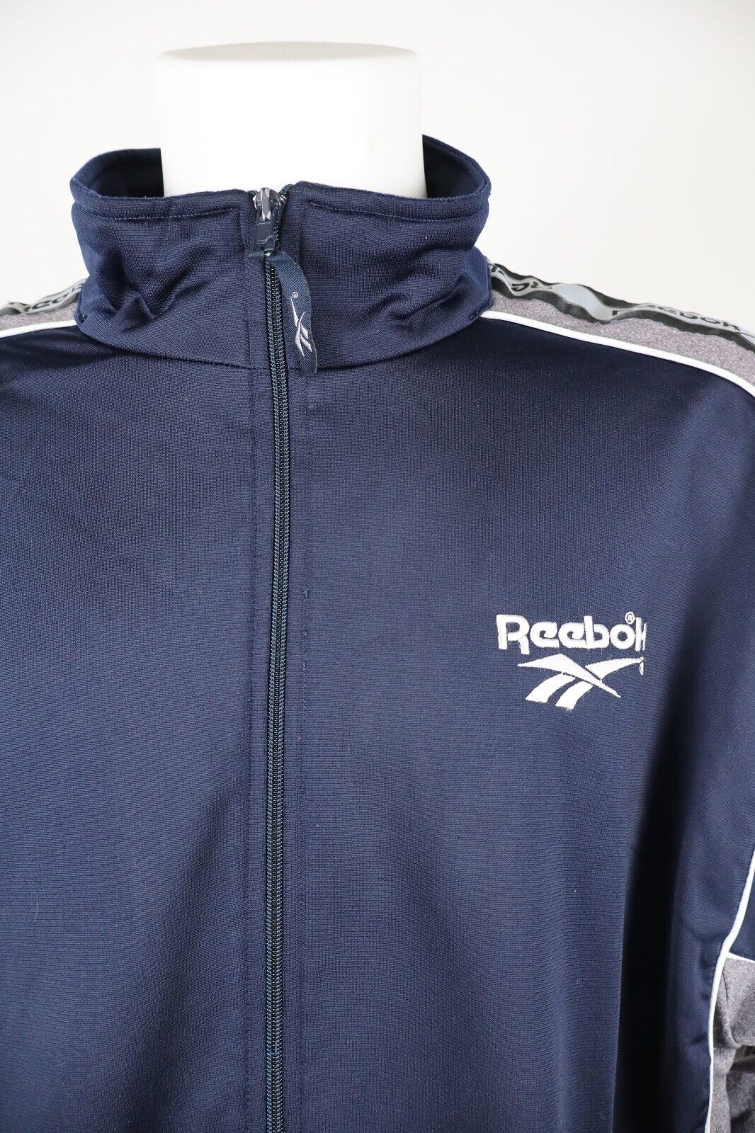 REEBOK TUTA COMPLETA DUE PEZZI Tg. 4 TRACKSUIT JACKET PANTS UOMO SPORT