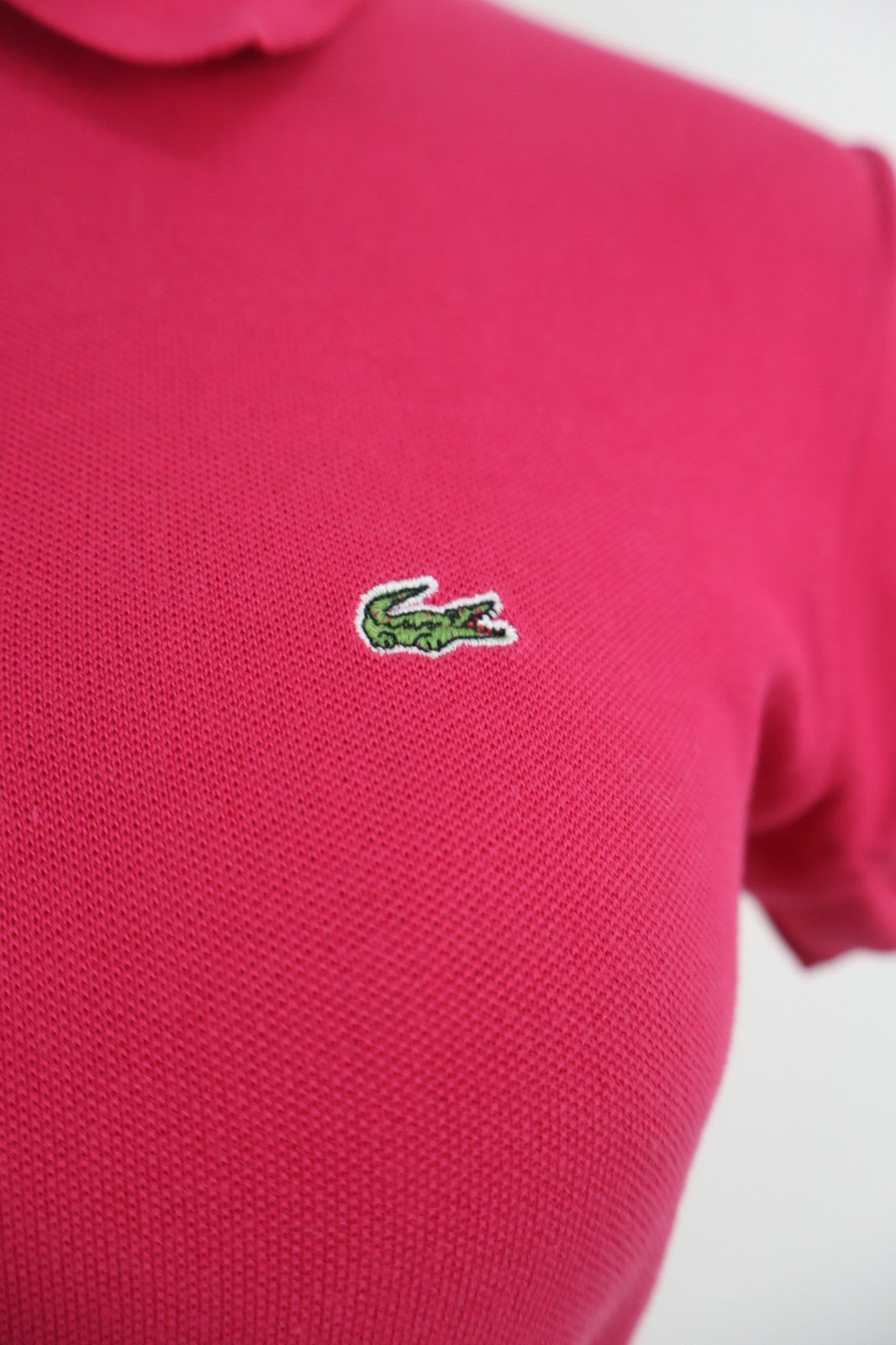 LACOSTE POLO MAGLIA DONNA COTONE TG. 40 WOMAN SHIRT CASUAL VINTAGE COTTON