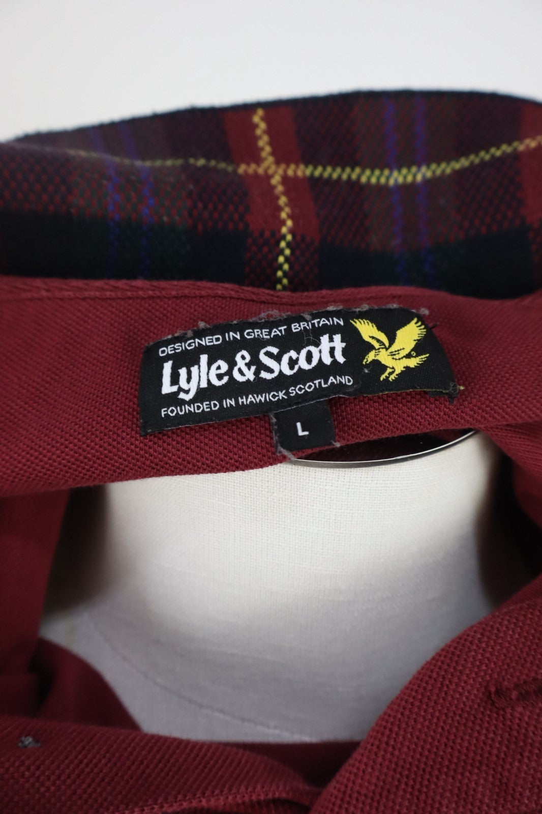 LYLE & SCOTT MAGLIA POLO UOMO COTONE TG. L MAN COTTON T-SHIRT CASUAL VINTAGE
