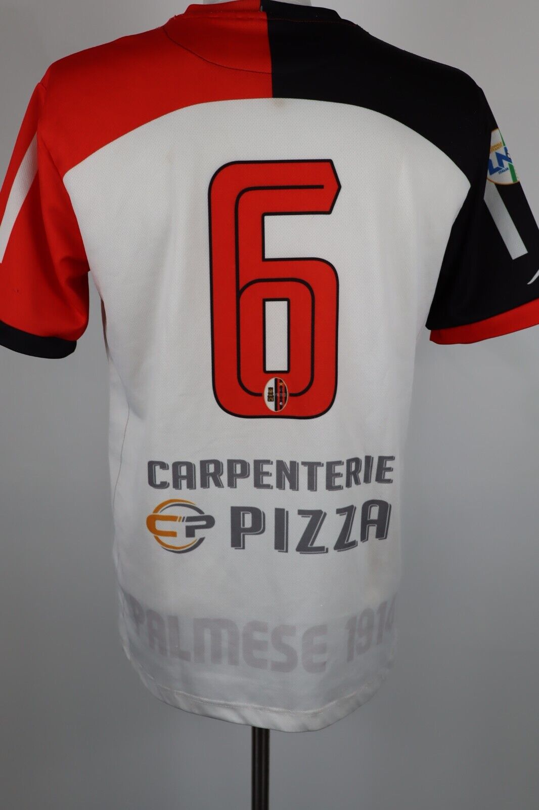 DEVIS PALMESE N 6 MAGLIA CALCIO UOMO TG L SOCCER TRIKOT MAN JERSEY SPORT