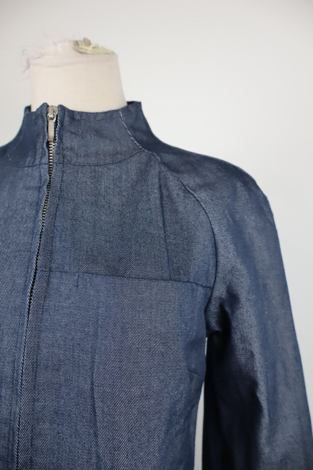 LEVI'S STAPREST GIUBBINO JEANS DENIM DONNA S WOMAN CASUAL VINTAGE JACKET LEGGERO