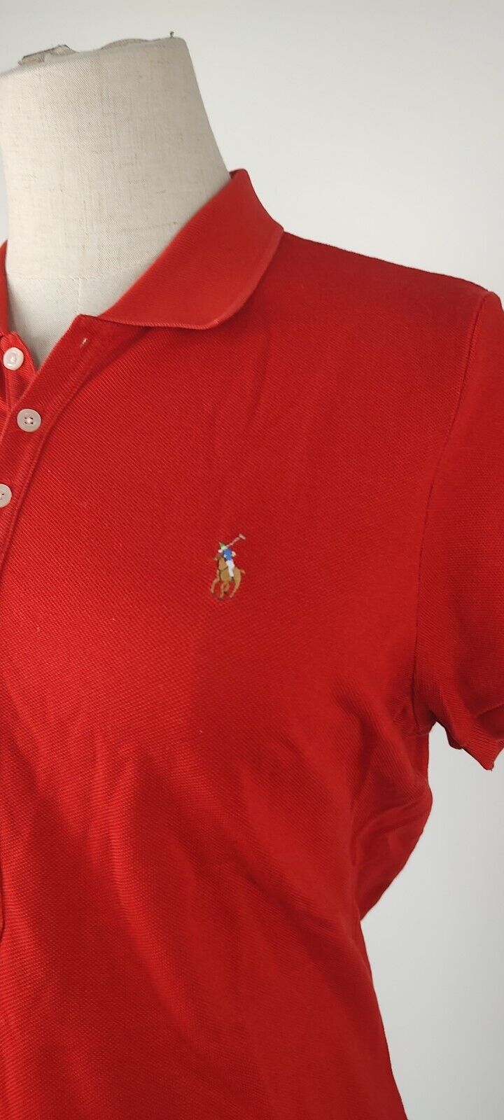 RALPH LAUREN POLO MAGLIA DONNA COTONE TG. L WOMAN SHIRT CASUAL VINTAGE