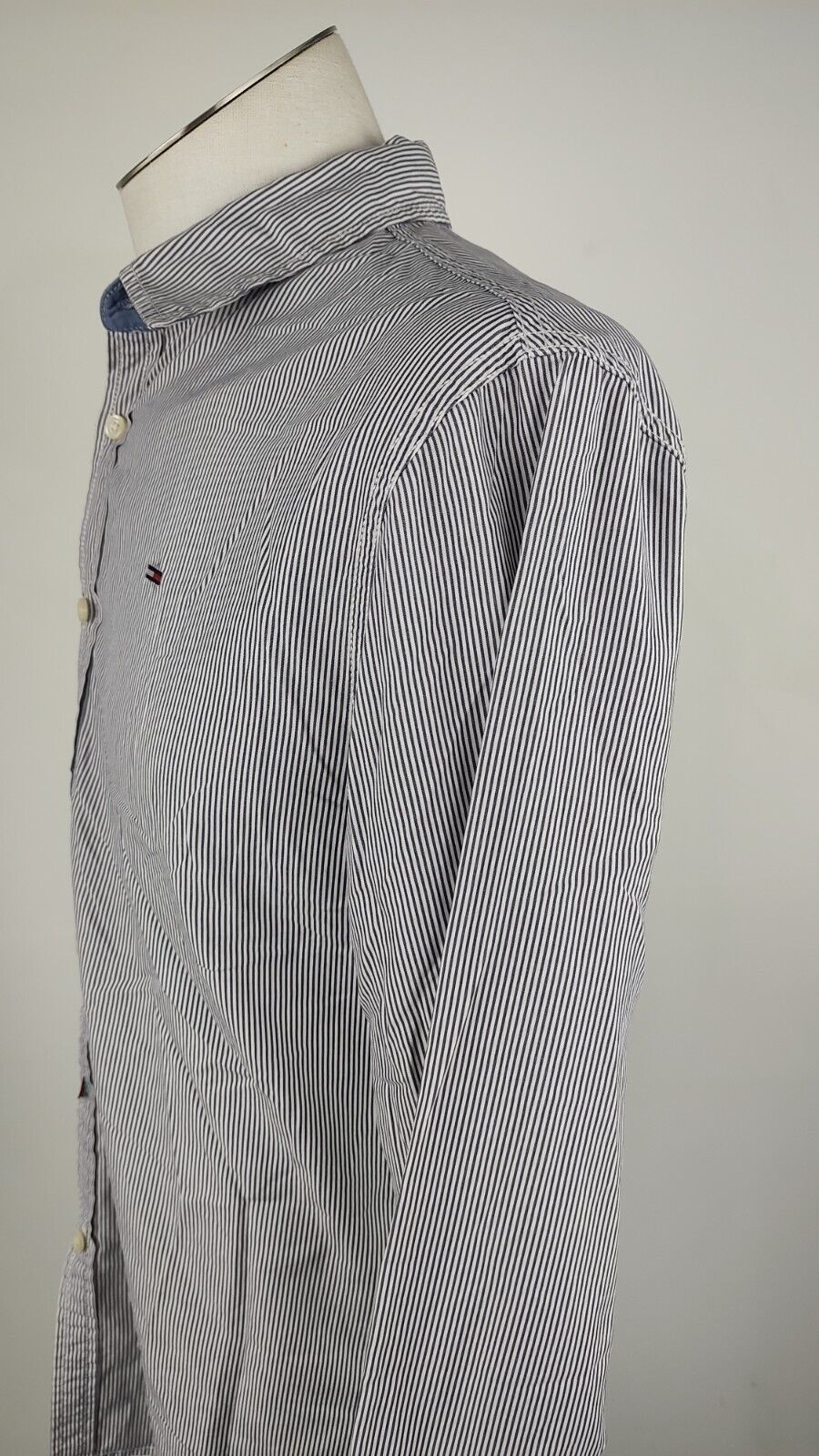 TOMMY HILFIGER CAMICIA UOMO TG. M MAN CASUAL VINTAGE SHIRT COTONE