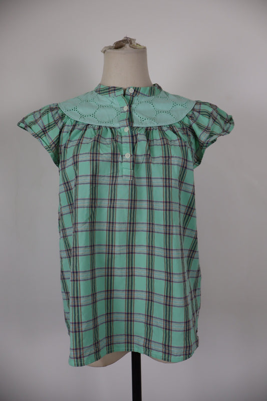 GAS CAMICIA DONNA TG. S WOMAN SHIRT CASUAL VINTAGE COTONE COTTON