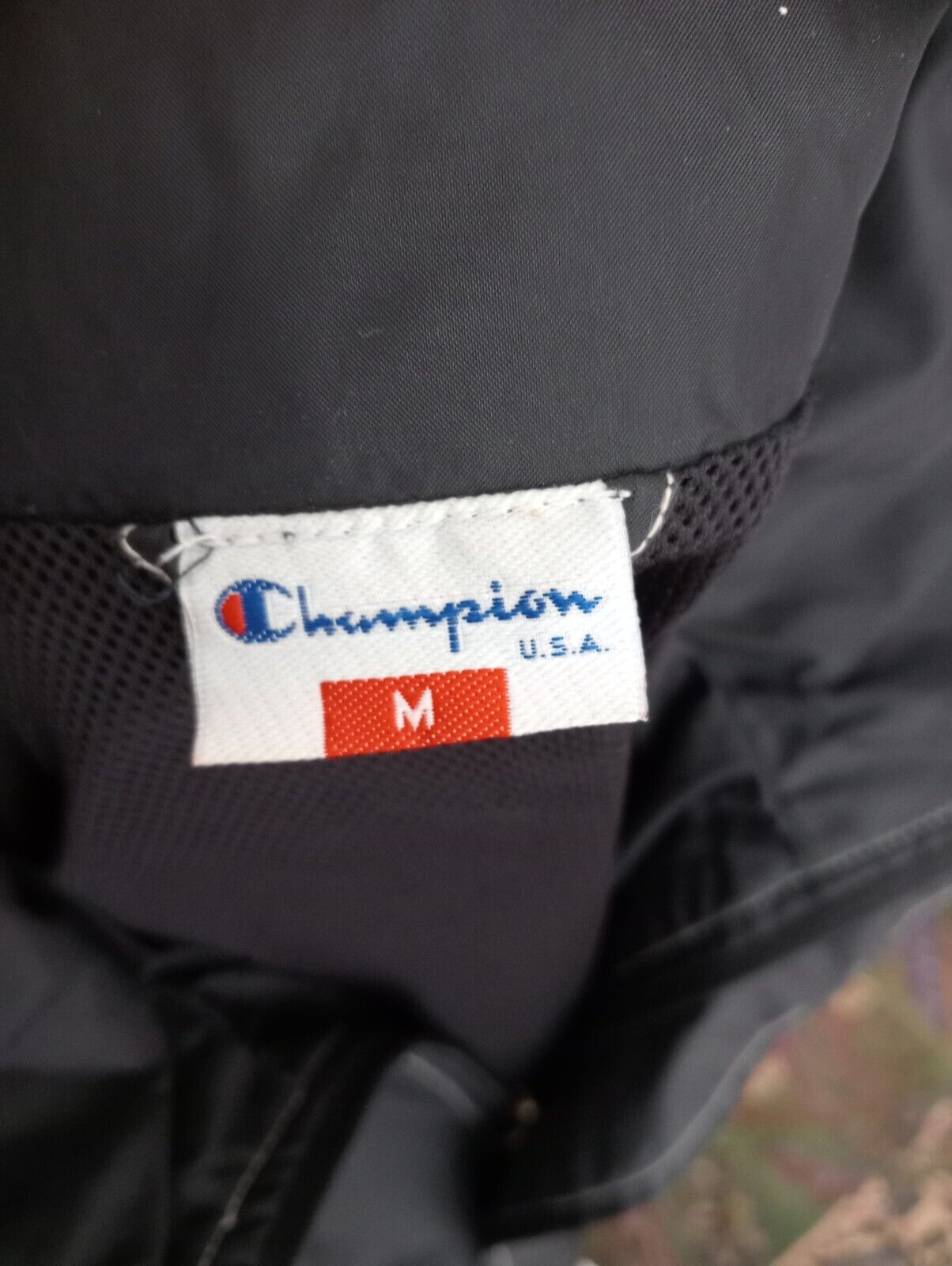 CHAMPION GIUBBINO IMPERMEABILE UOMO Tg M MAN CASUAL GIACCA JACKET VINTAGE SPORT