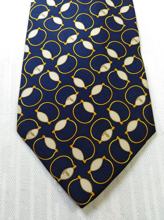 TRUSSARDI 100% SILK TIE SETA CRAVATTA NECKTIE MADE IN ITALY CLASSIC