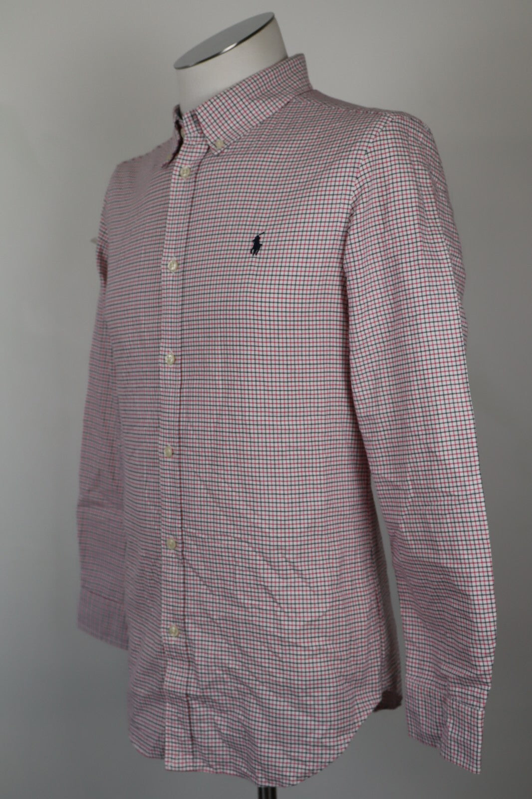 RALPH LAUREN CAMICIA UOMO COTONE TG. XL (18-20) MAN CASUAL VINTAGE COTTON SHIRT