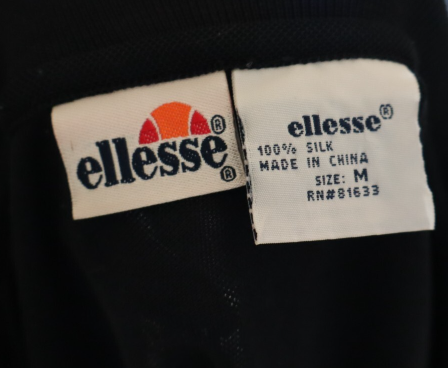 ELLESSE POLO MAGLIA UOMO TG M  MAN T-SHIRT CASUAL VINTAGE COTONE COTTON