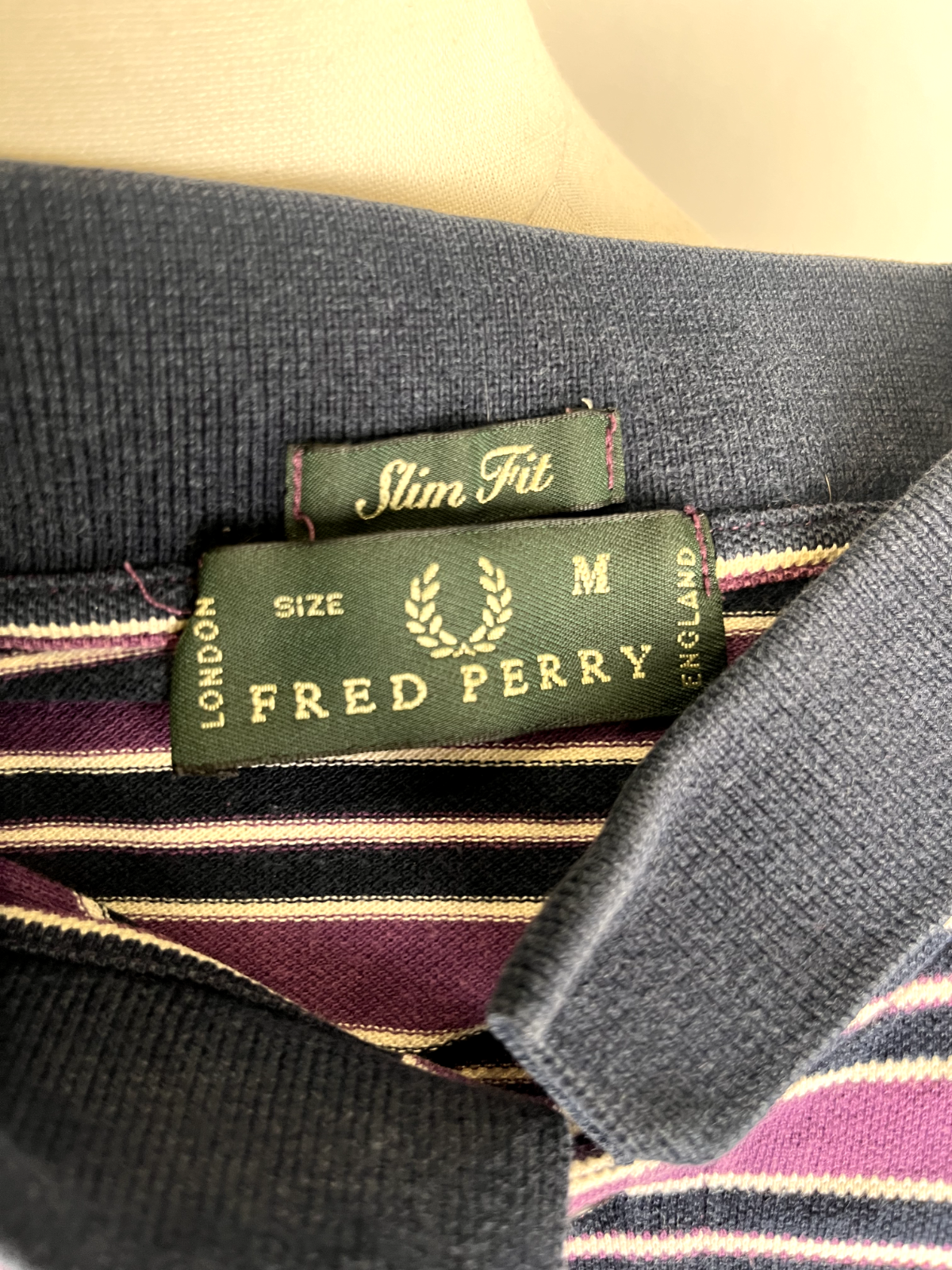 FRED PERRY POLO MAGLIA UOMO COTONE TG M MAN COTTON T-SHIRT CASUAL VINTAGE