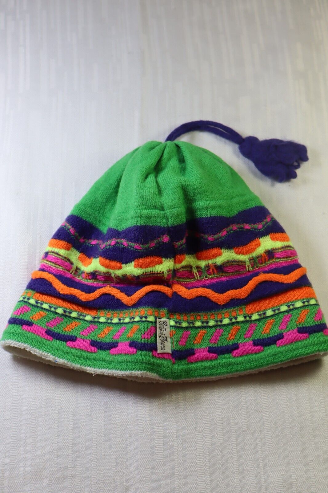 CONTE OF FLORENCE CAPPELLO BERRETTO BEANIEE DONNA UOMO TG. UNICA VINTAGE CASUAL