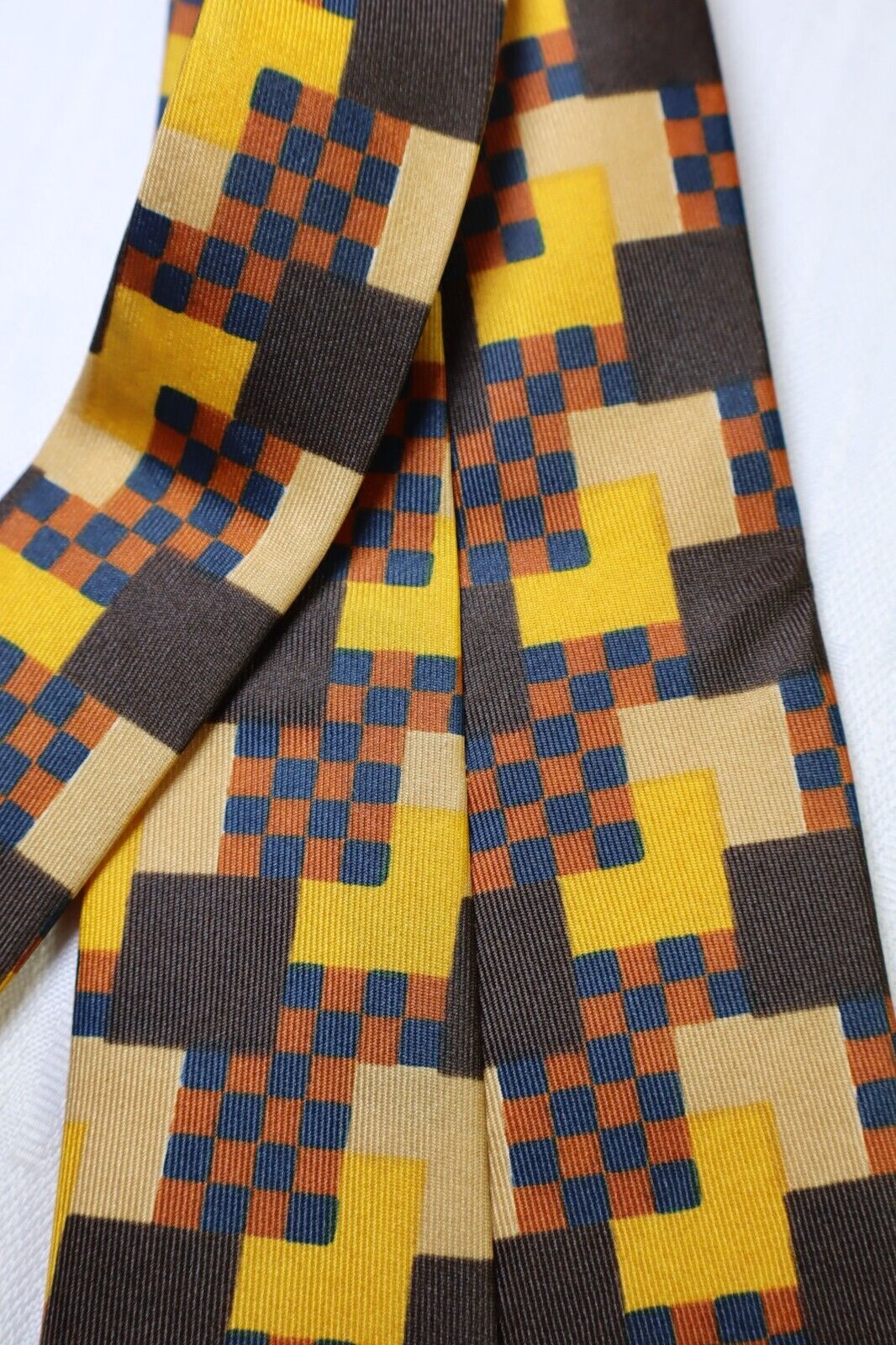 DIOR por STOCK 100% SILK TIE SETA CRAVATTA NECKTIE MADE IN ITALY