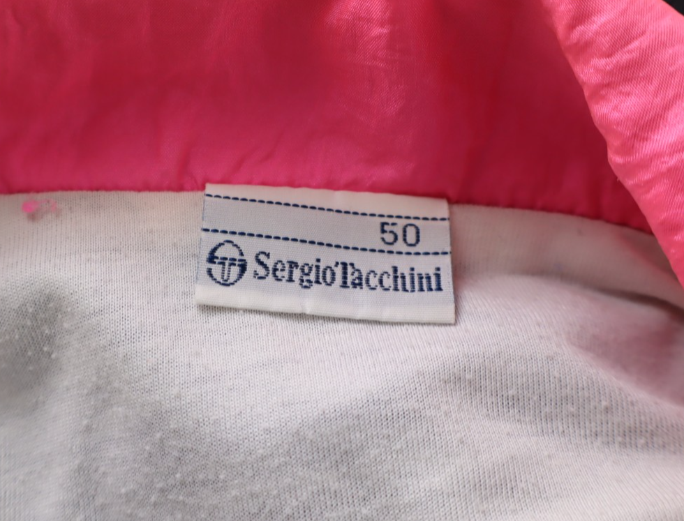 SERGIO TACCHINI TENNIS FELPA MAGLIA ZIP UOMO 50 MAN SHIRT SPORT VINTAGE JACKET