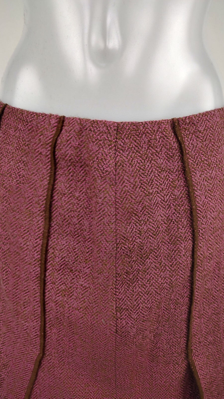 LUISA SPAGNOLI GONNA DONNA LANA WOMAN WOOL SKIRT Tg. 42 CASUAL VINTAGE