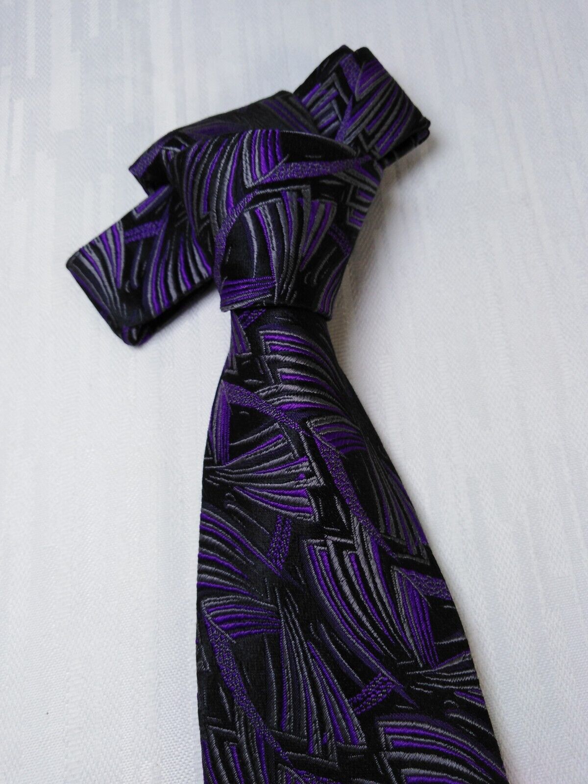 BARTON MODA 100% SETA SILK TIE CRAVATTA NECKTIE ITALY VINTAGE CLASSIC