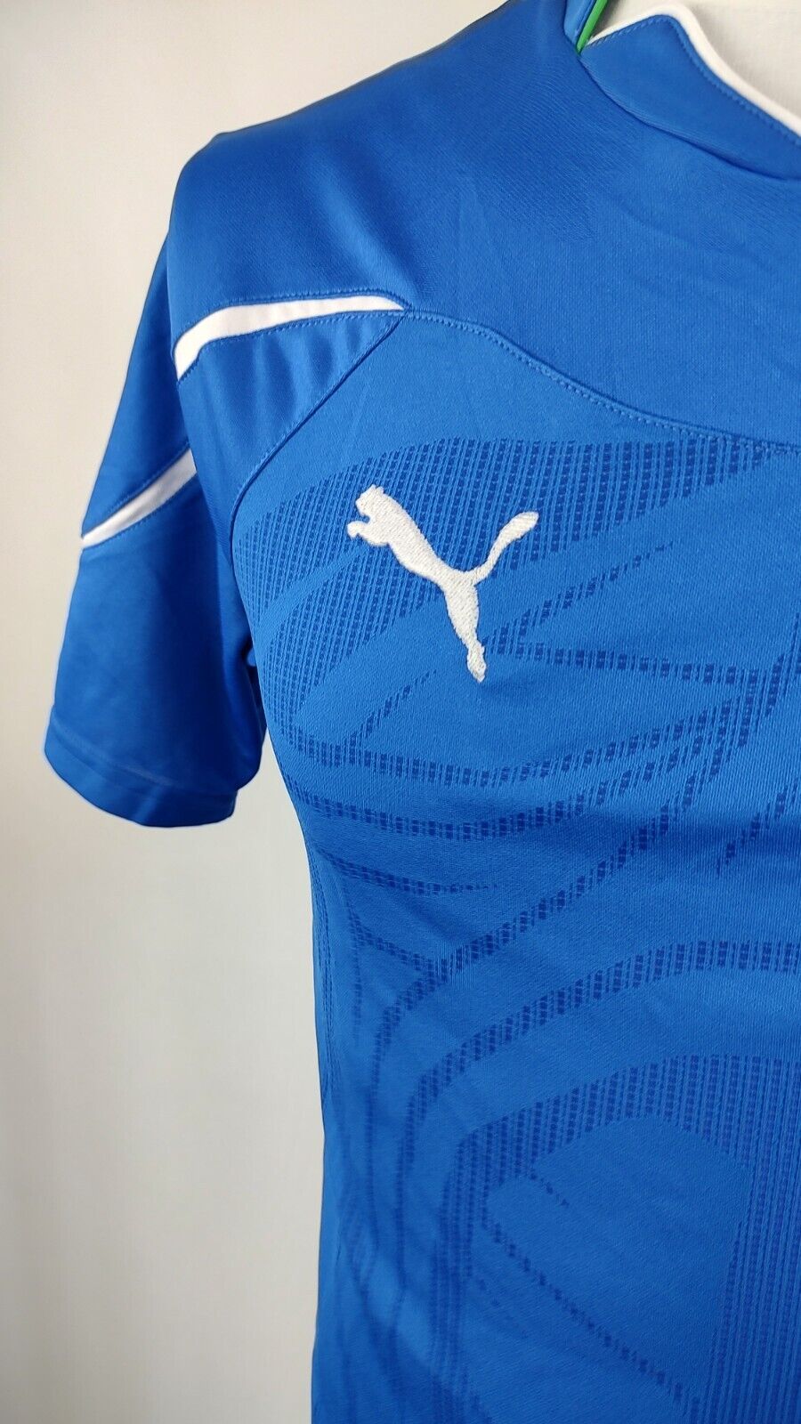 PUMA ITALIA MAGLIA CALCIO UOMO Tg S SOCCER JERSEY SPORT VINTAGE 2010