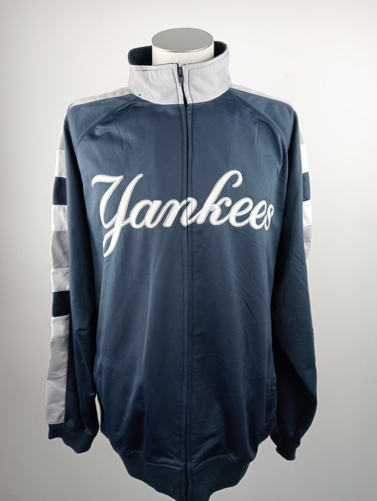 STITCHES YANKEES GIACCA FELPA ZIP SPORT BASEBALL UOMO Tg XL VINTAGE MAN JACKET