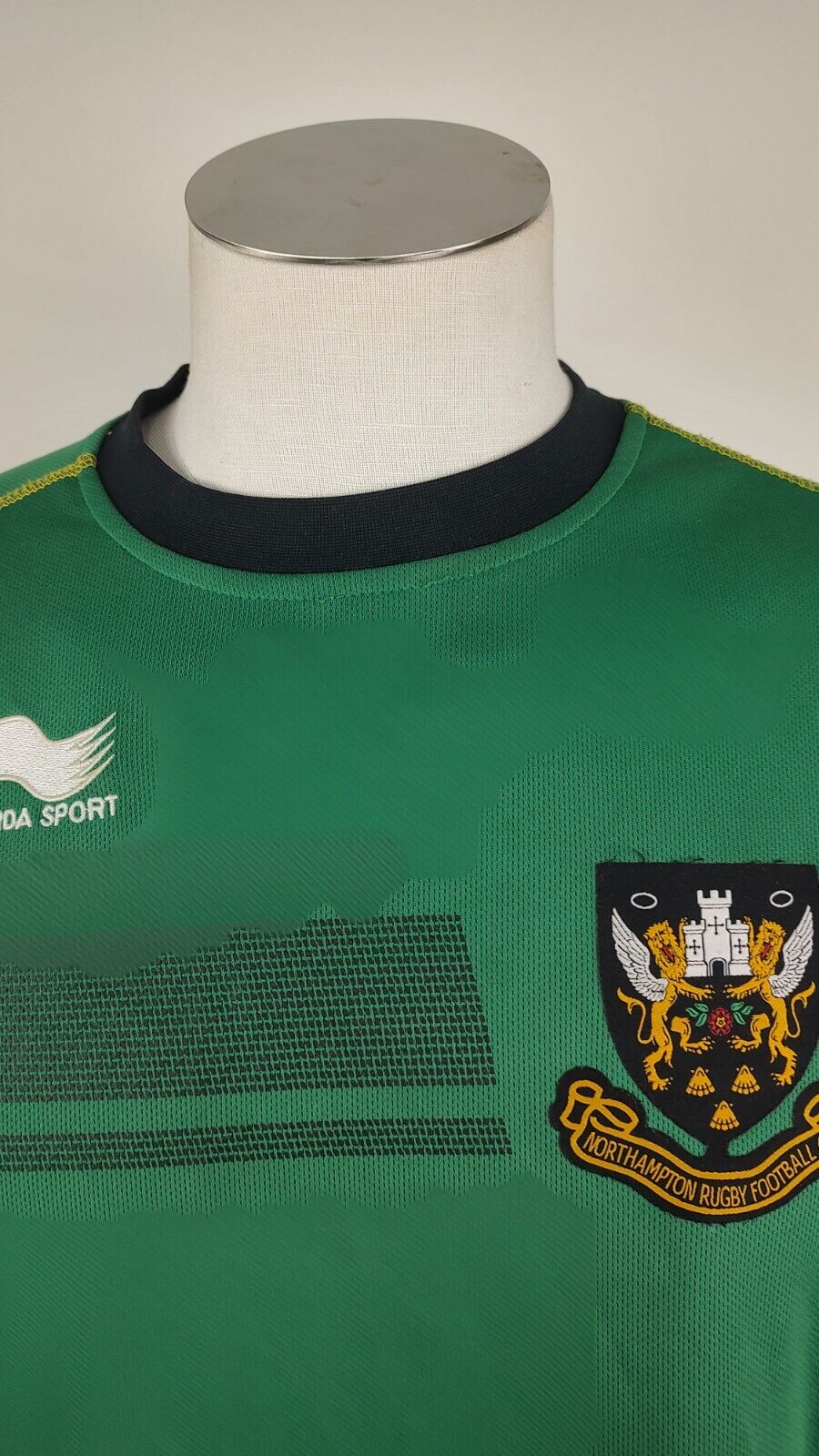 BURRDA NORTHAMPTON MAGLIA UOMO TG. L MAN T-SHIRT RUGBY ITALIA CASUAL VINTAGE