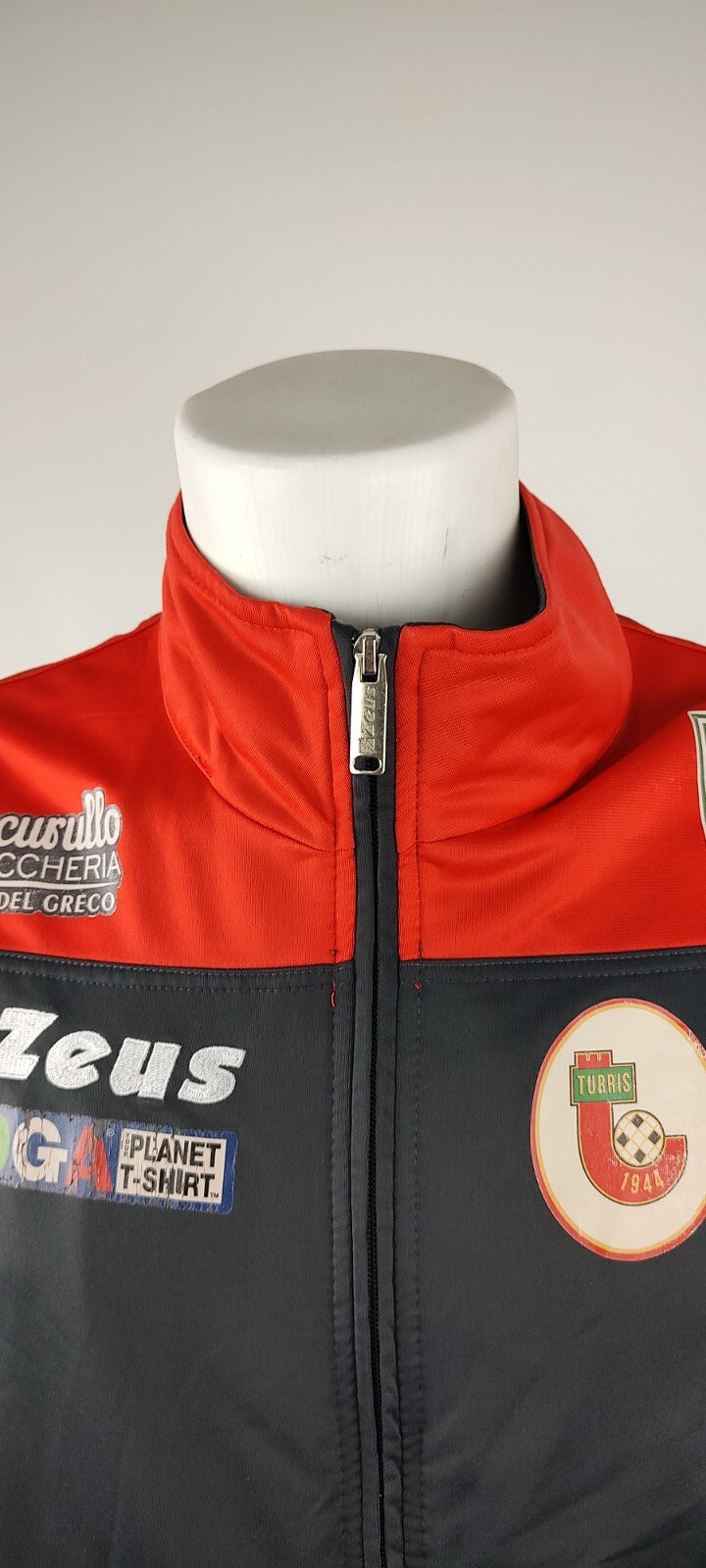 ZEUS TURRIS TUTA COMPLETA CALCIO UOMO Tg L TRACKSUIT SPORT VINTAGE