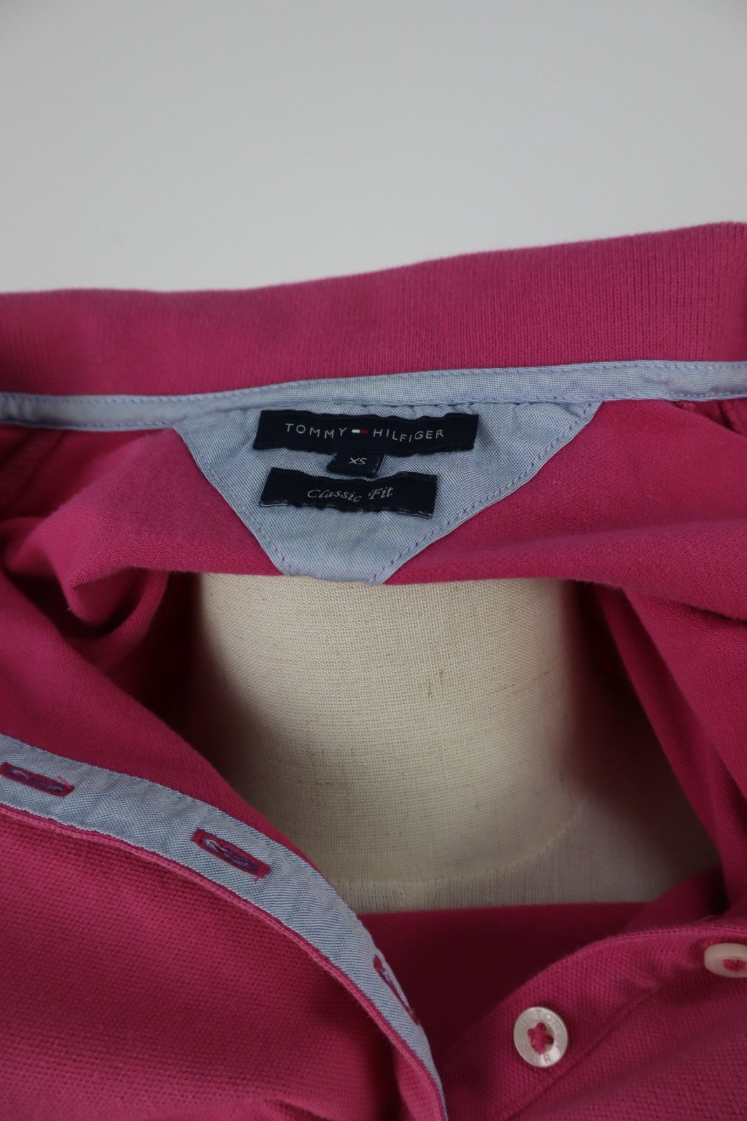 TOMMY HILFIGER POLO MAGLIA DONNA COTONE TG. XS WOMAN SHIRT CASUAL VINTAGE