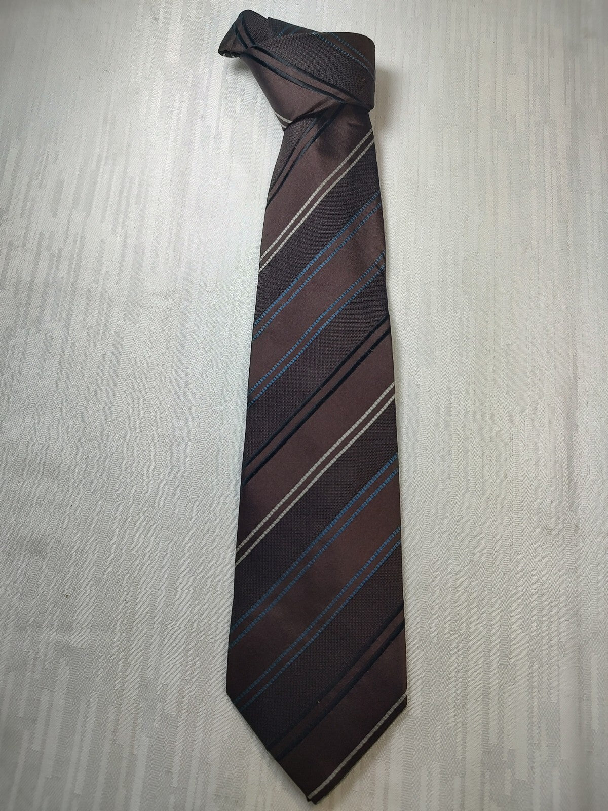 BARTON MODA 100% SILK TIE SETA CRAVATTA NECKTIE MADE IN ITALY CLASSIC
